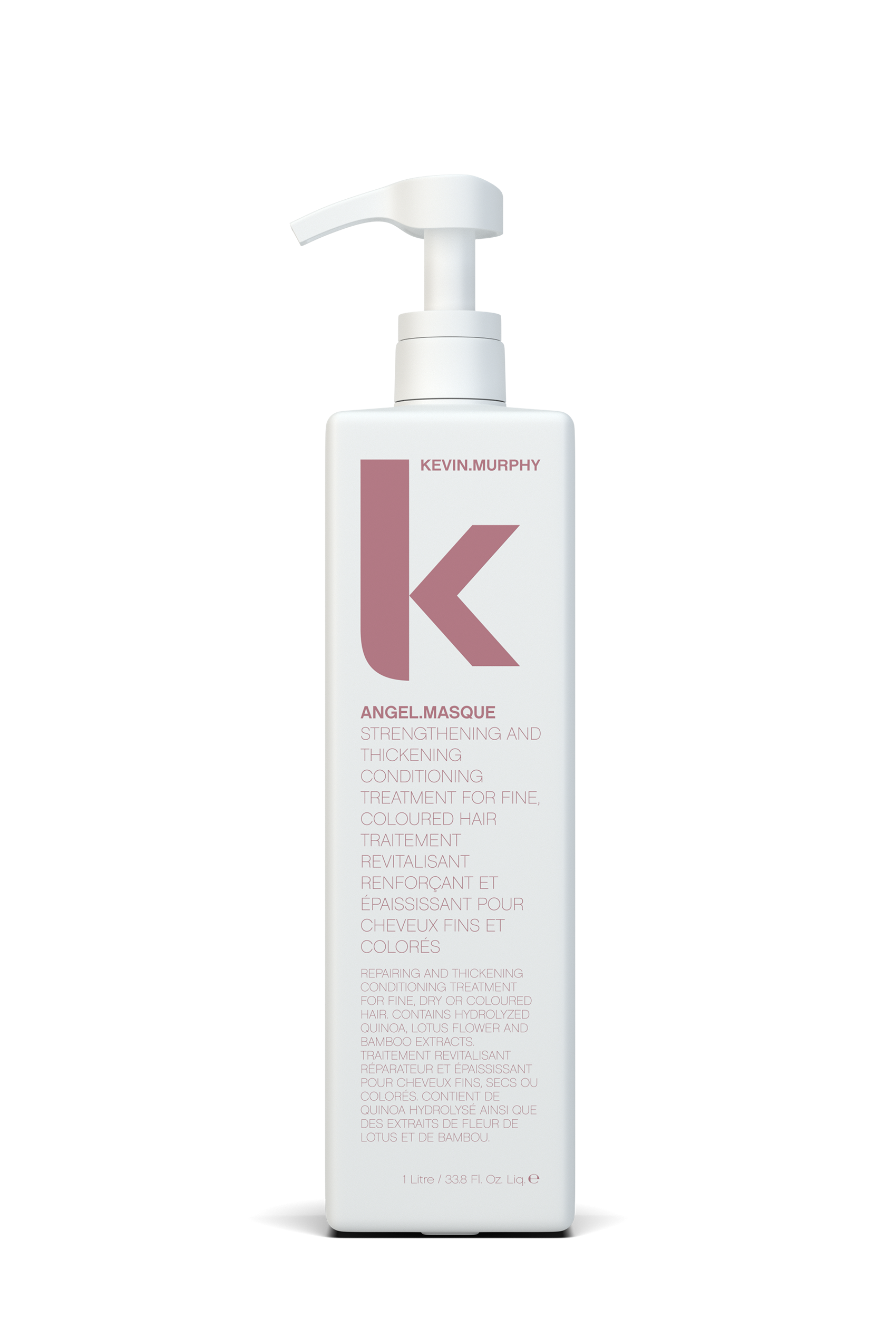 KEVIN.MURPHY ANGEL.MASQUE 1000ml – Stärkendes Pflege-Treatment für feines, gefärbtes Haar, Produktbild freigestellt
