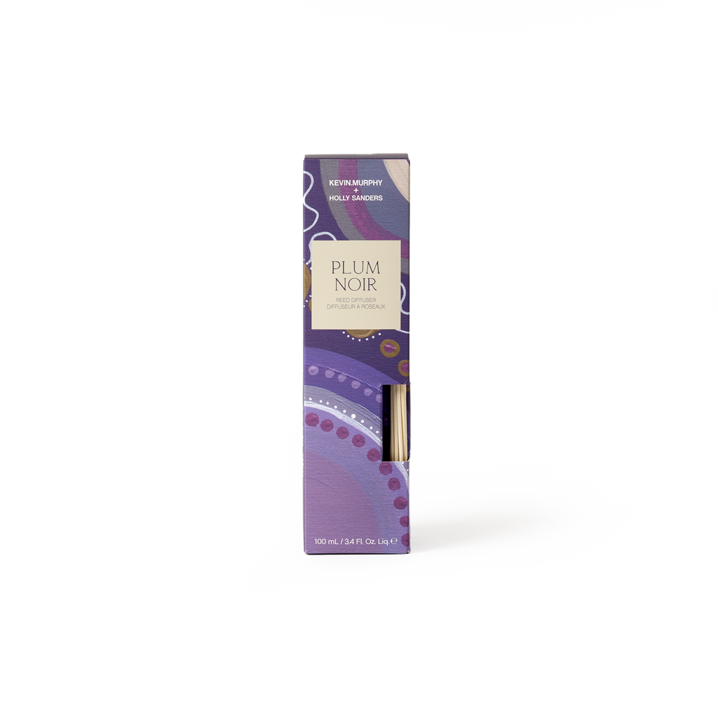 KEVIN.MURPHY Reed Diffuser Plum Noir – Verpackung Vorderseite, Holiday 2025 Kollektion