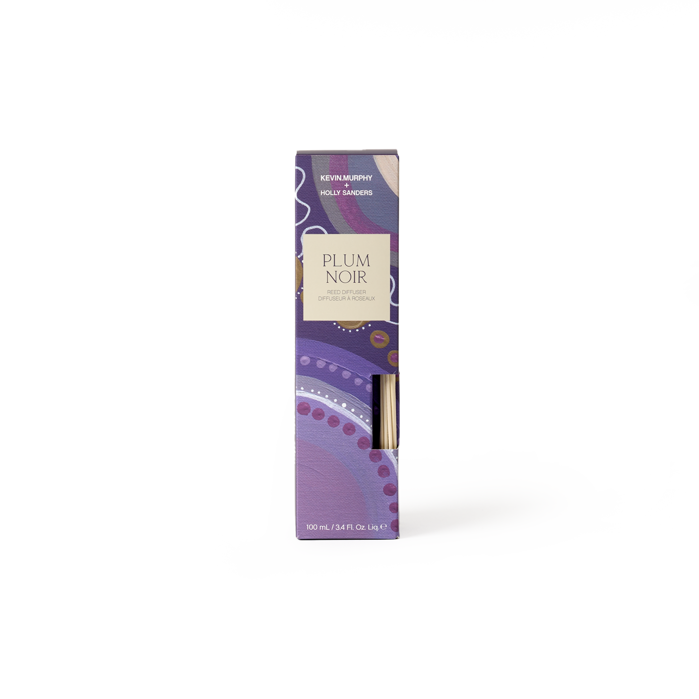 KEVIN.MURPHY Reed Diffuser Plum Noir – Verpackung Vorderseite, Holiday 2025 Kollektion