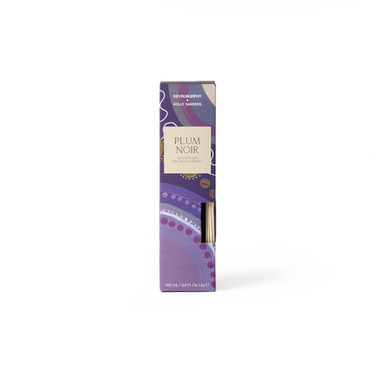 KEVIN.MURPHY Reed Diffuser Plum Noir – Verpackung Vorderseite, Holiday 2025 Kollektion