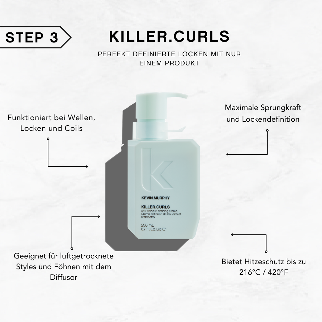 KILLER.CURLS Set für definierte Locken