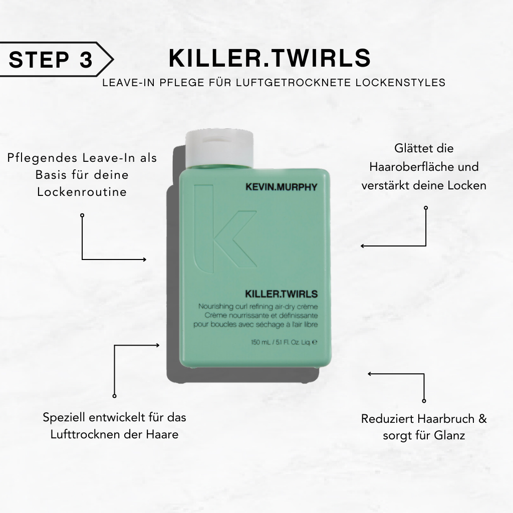 KILLER Set für luftgetrocknete Lockenstyles