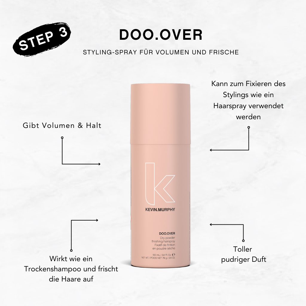 KEVIN.MURPHY DOO.OVER – Step 3 im Thickening Set: Styling-Spray für Volumen, Halt & Frische