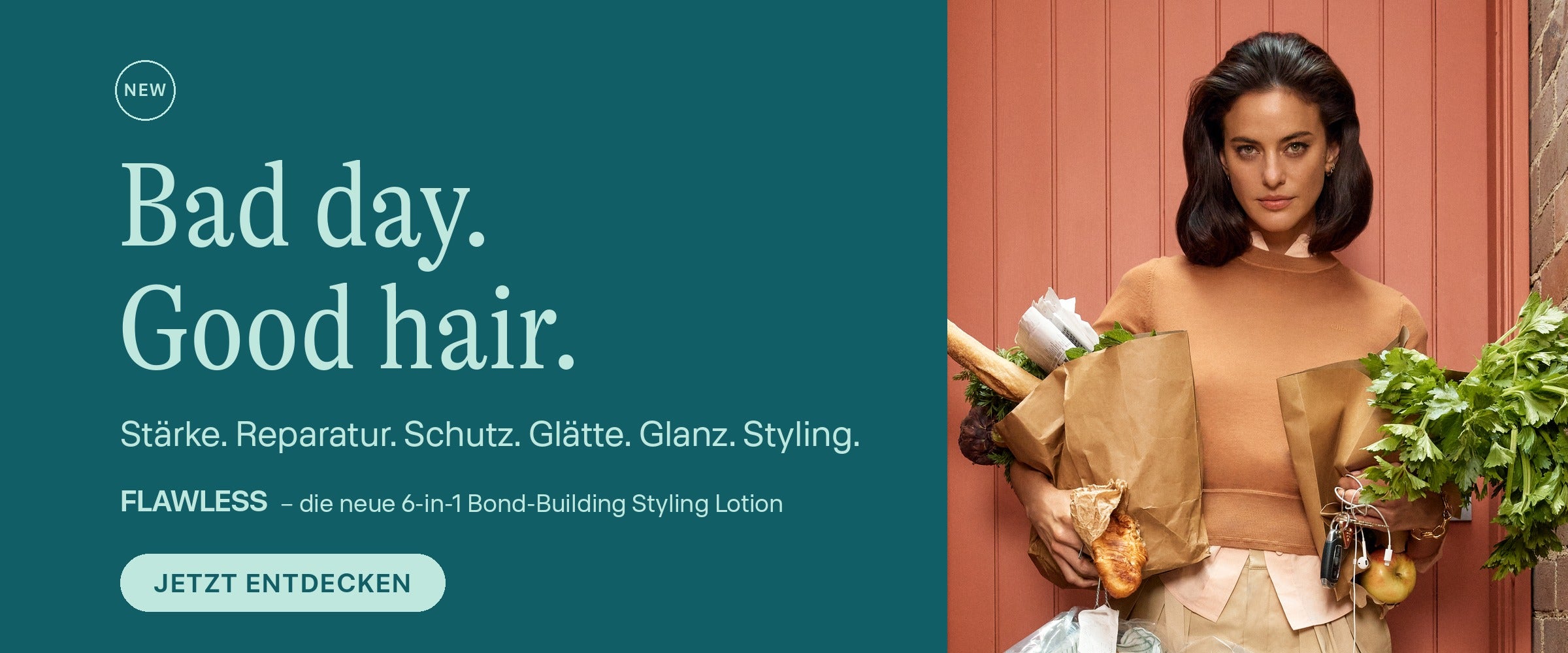 FLAWLESS – Bad day. Good hair. 6-in-1 Bond-Building Styling Lotion